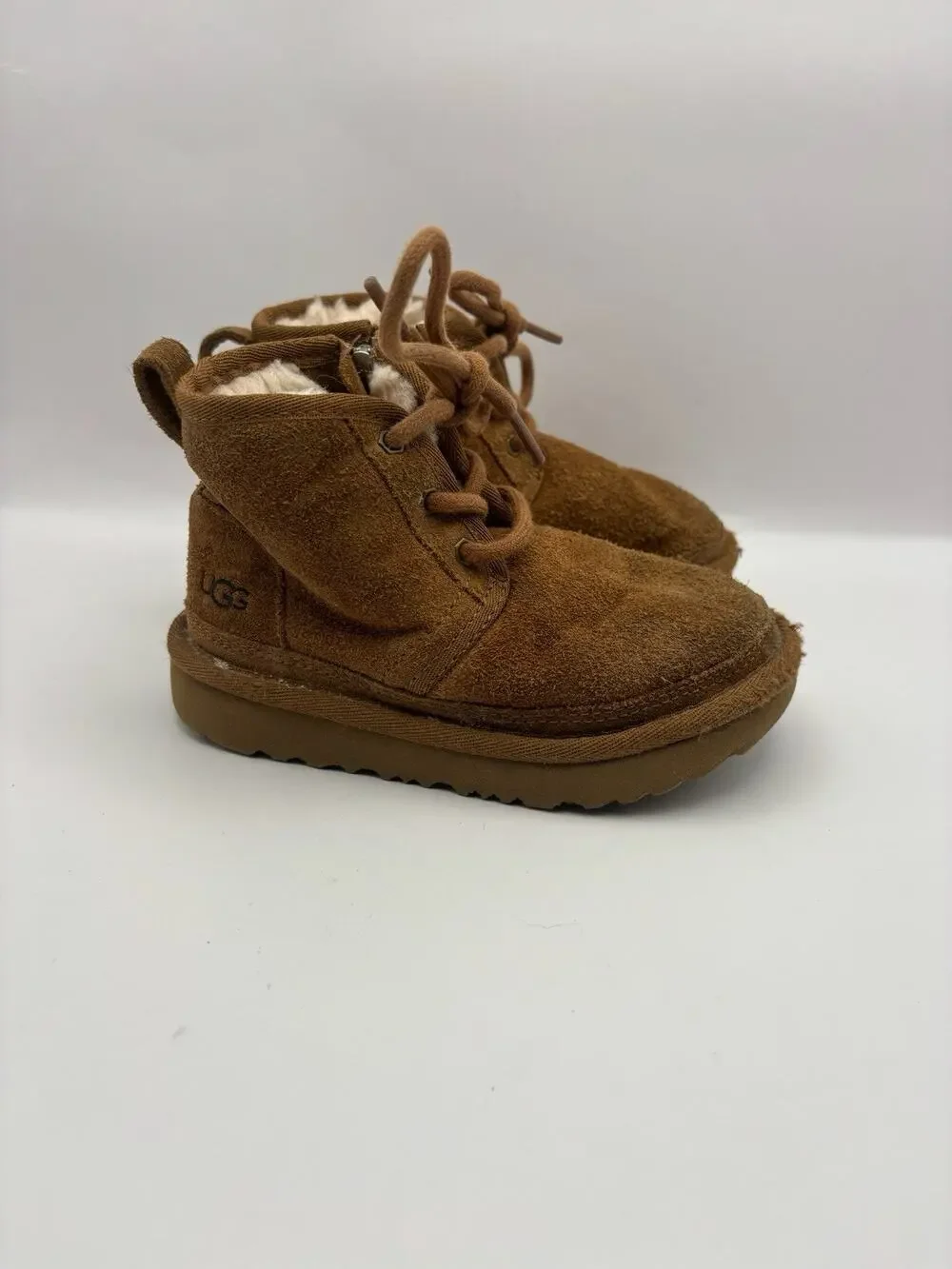 Ugg Toddler Neumel II Boots Suede Brown/Beige Size 9